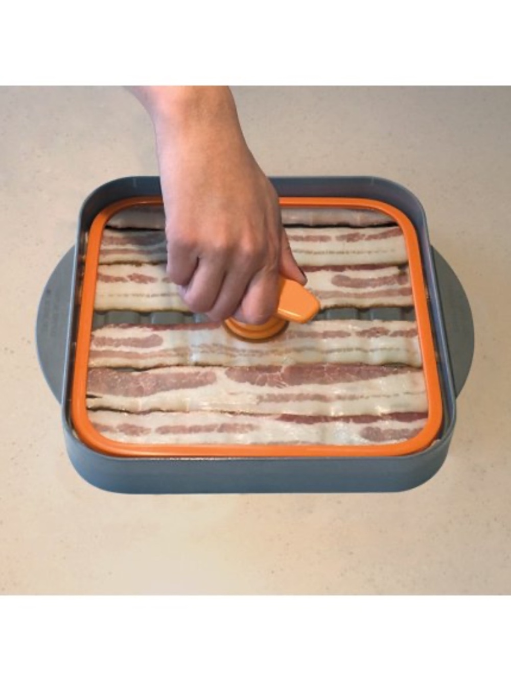 BaconBoss Microwave Bacon Cooker/Crisper Microwave Oven/Dishwasher Safe